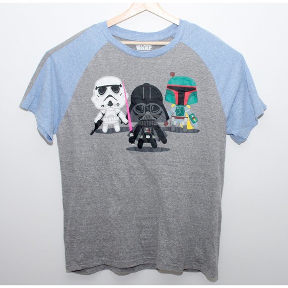 Star Wars Pop Style Vader Fett StormTrooper Shirt XL - Picture 1 of 6